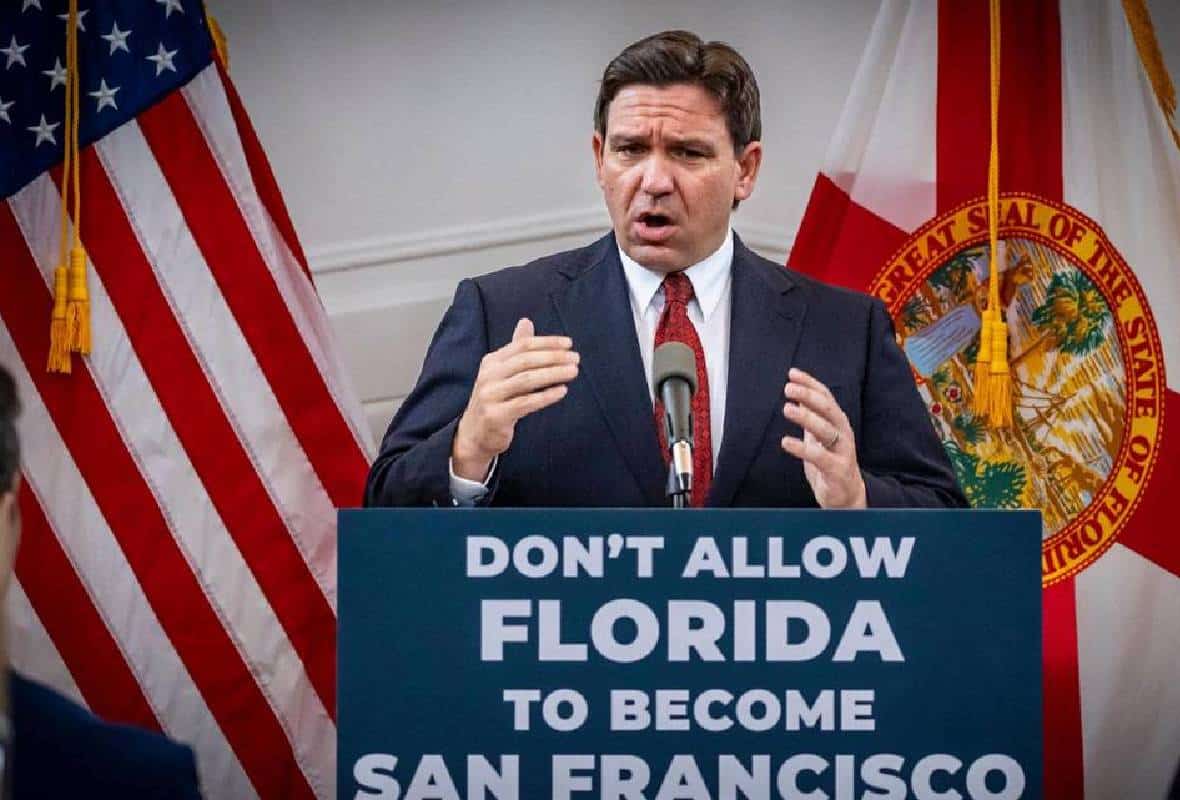 פלורידה: "דה-סנטיס יאסור על קמפינג ציבורי כדי להוציא חסרי בית מהרחובות"