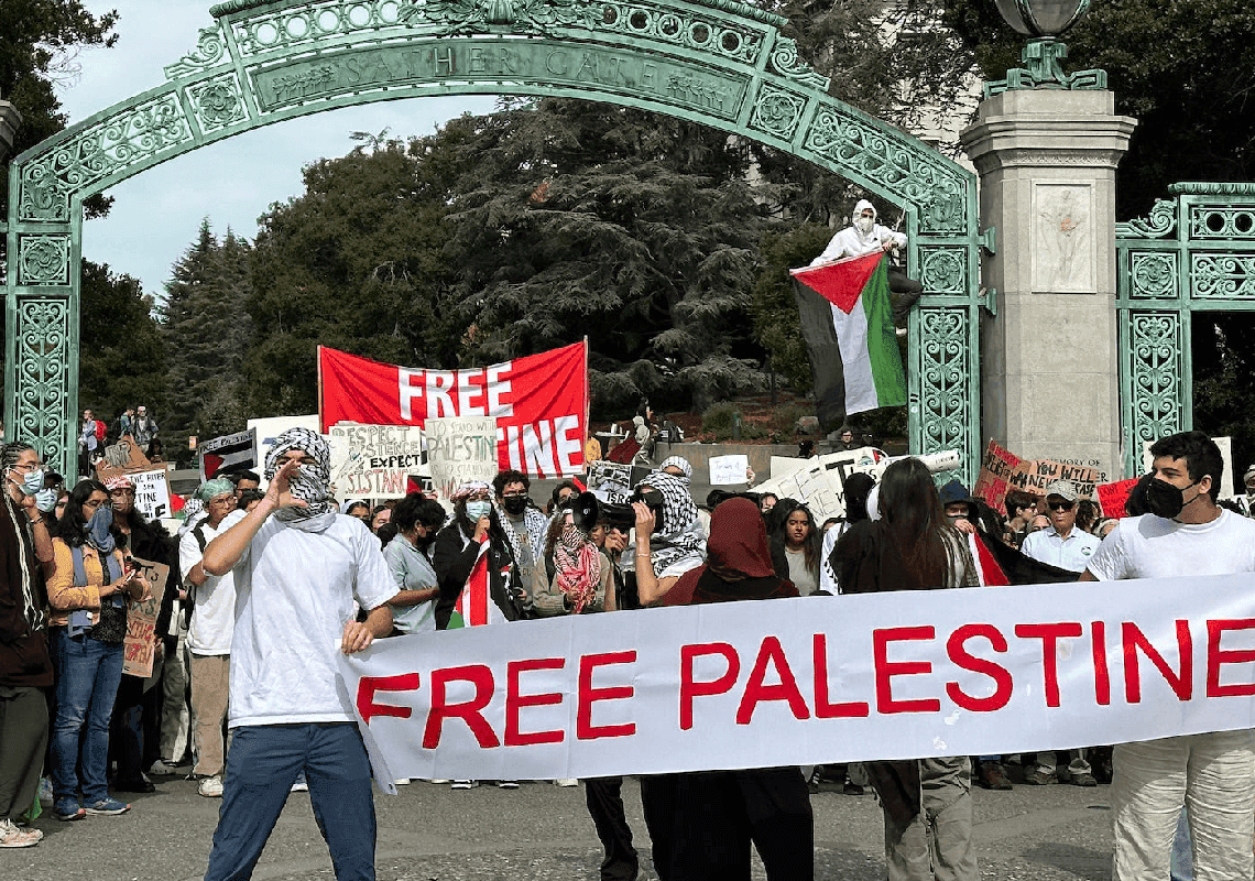 הצעה בקליפורניה: נקודות זכות לסטודנטים המשתתפים בהפגנות פרו-פלסטיניות