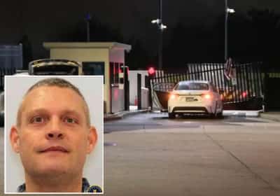 מצוד אחר גבר שהתנגש עם רכבו בשער מטה האף.בי.איי: "פיגוע טרור נגד הסוכנות"