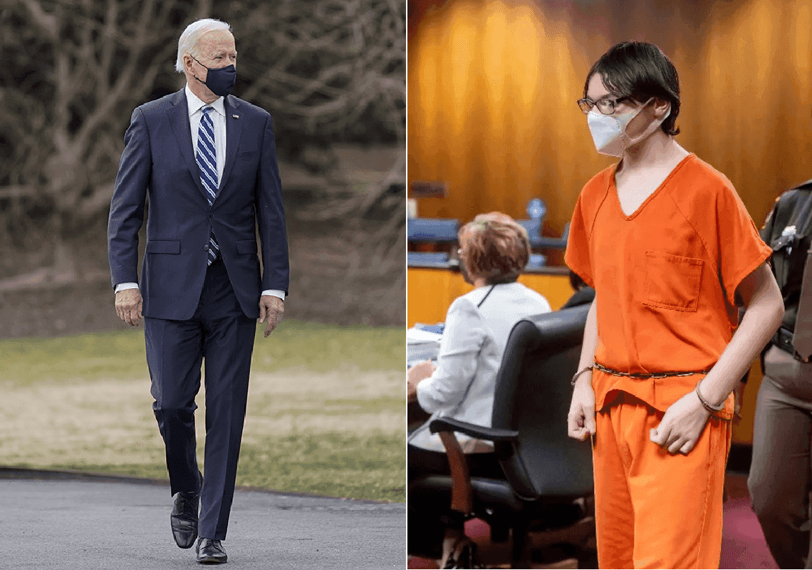 מבצע הטבח בביה"ס אוקספורד: "מקווה שהירי יגרום להדחתו של ביידן"