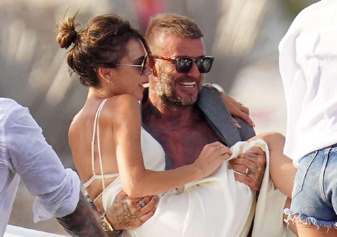  המחווה הרומנטית של דיוויד בקהאם