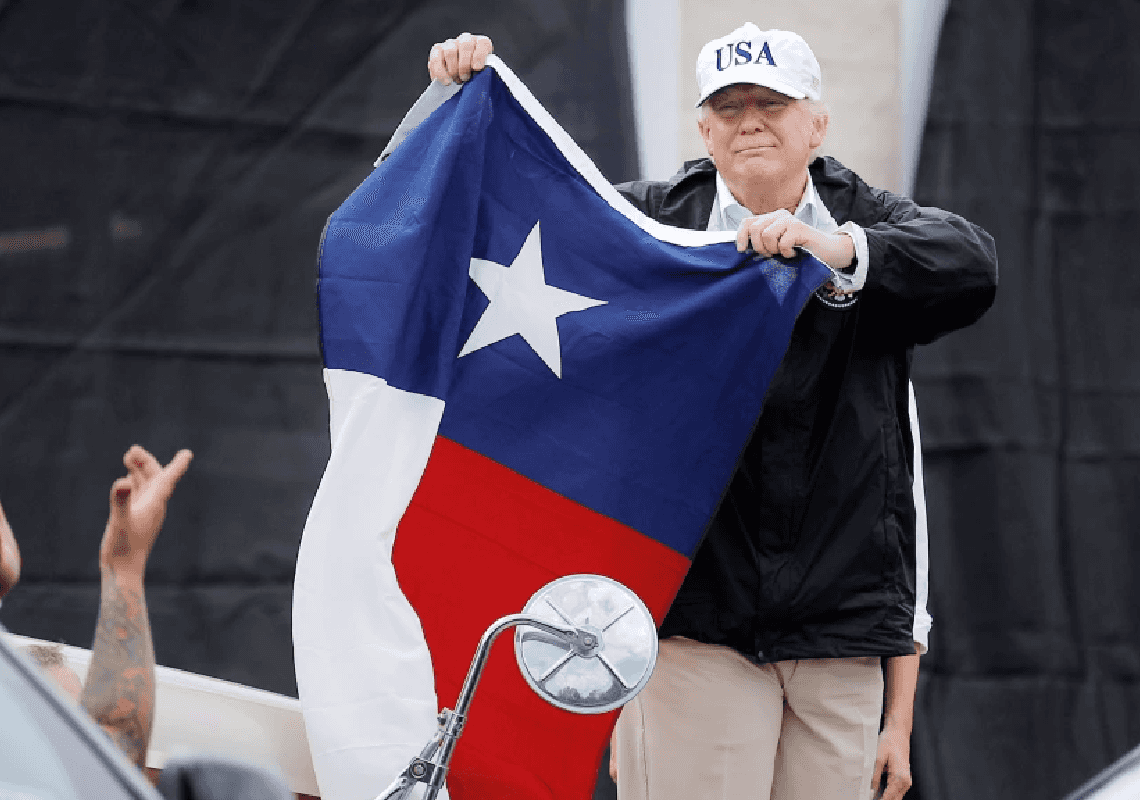 התמיכה של תושבי טקסס בדונלד טראמפ נמצאת בסיכון 