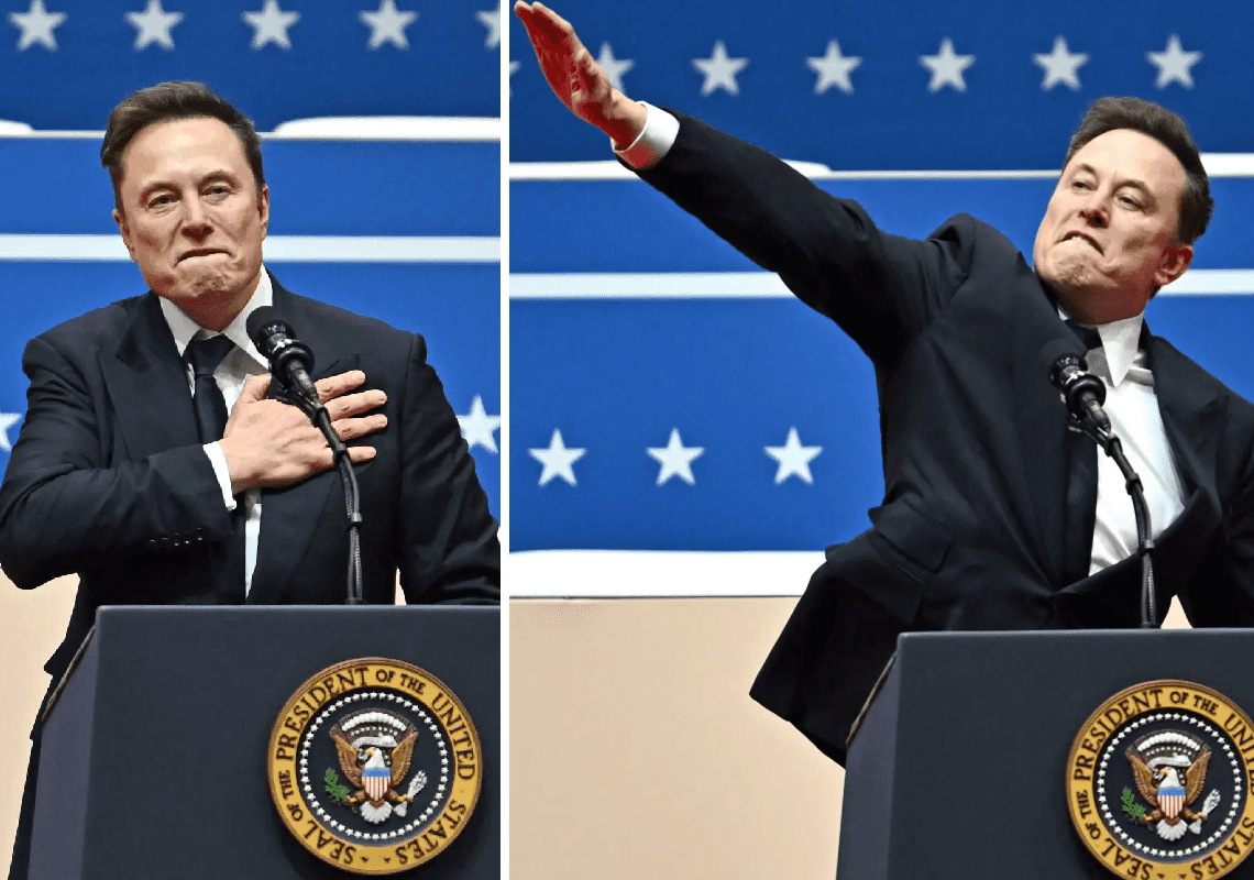 הצדעה נאצית? אפילו הארגון היהודי שנלחם באנטישמיות הודף את הטענות נגד אילון מאסק