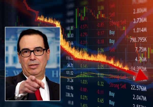 שר האוצר ערך שיחות הרגעה, המסחר נפתח בירידות