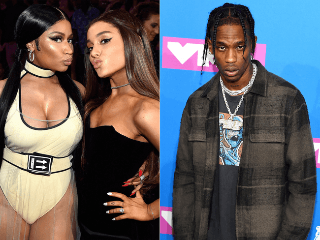 אריאנה גרנדה מתערבת בסכסוך עם טרוויס סקוט ומתנצלת: "זאת הייתה בדיחה!"