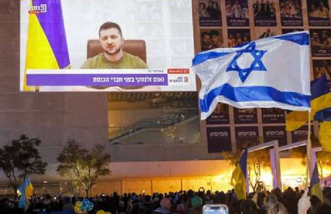 זלנסקי: "‏אני בהלם מחוסר התמיכה של ישראל"