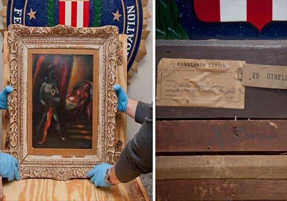 30 שנים לאחר שנשדד: ה-FBI החזיר ציור גנוב של מארק שאגאל