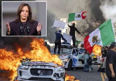 קמלה האריס עומדת לצד המפגינים באל.איי - ומאשימה את טראמפ ב"הסלמה מסוכנת"