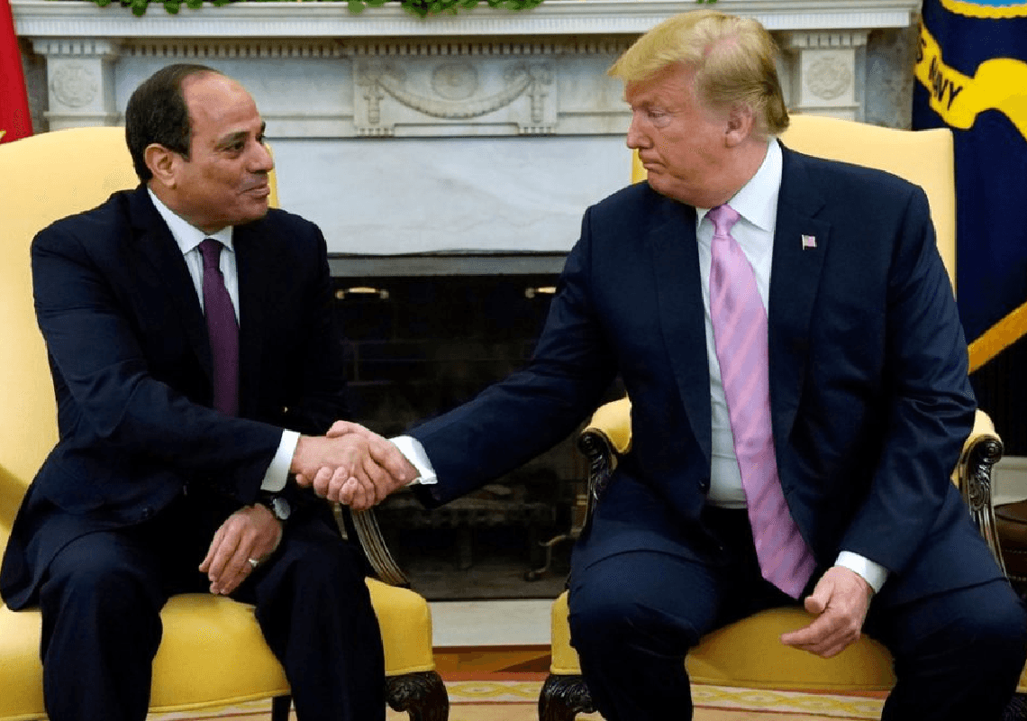 האם טראמפ קיבל מיליוני דולרים מנשיא מצרים? "אין הוכחה חותכת"