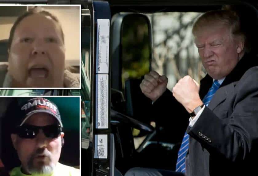 נהגי המשאיות מבטיחים לנתק את התפוח הגדול ממזון ואספקה אם טראמפ לא יזוכה - החל מהיום