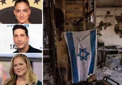 ערב התרמה בקרנגי הול בניו יורק: דיוויד שווימר, איימי שומר ורונה לי שמעון למען קיבוץ בארי