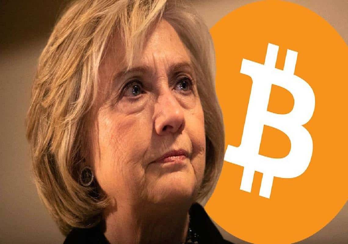 קלינטון נגד הביטקוין: "ימוטט את הדולר האמריקני ויפרק מדינות"