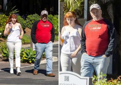 פפראצי נדיר: כוכב 'חברים' מאט לה-בלאנק ובתו בת ה-21 מסתובבים בדרום קליפורניה