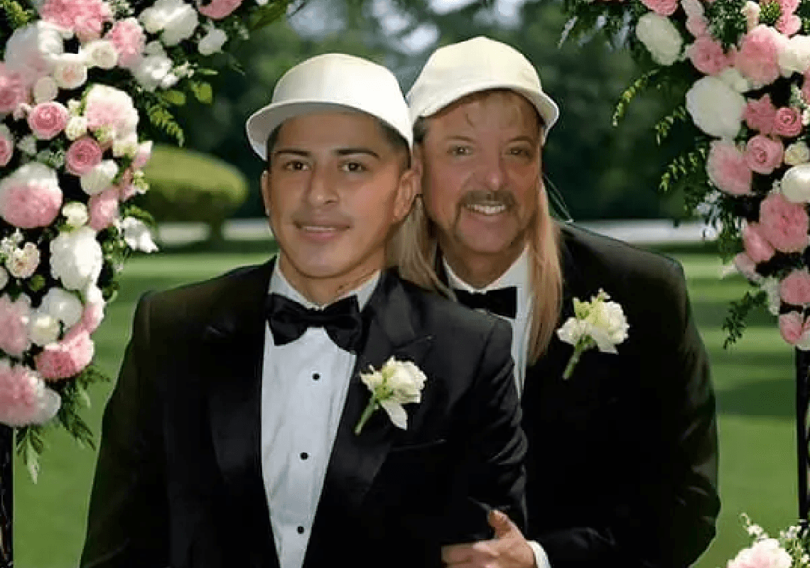 כחודש לאחר החתונה בכלא: הבעל המקסיקני של ג'ו אקזוטיק שוחרר - וגורש מארה"ב