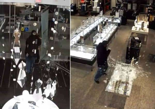 צפון קליפורניה: אלמונים פרצו לסניף בלומינגדיילס וגנבו תכשיטים בשווי עשרות אלפי דולרים