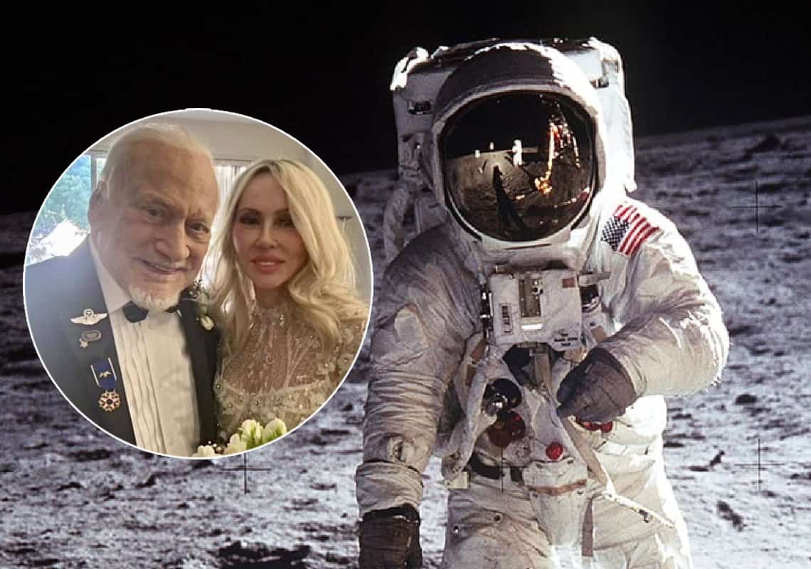 מזל טוב: באז אולדרין, האדם השני שהלך על הירח, התחתן ביום הולדתו ה-93