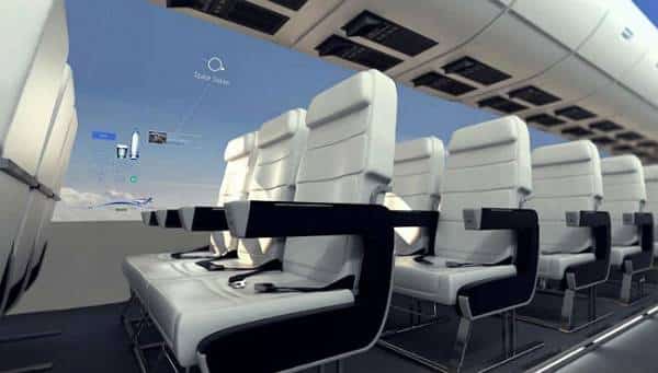 כך לא נריב על המושב שליד החלון: נראה כי במטוסי העתיד לא יהיו חלונות