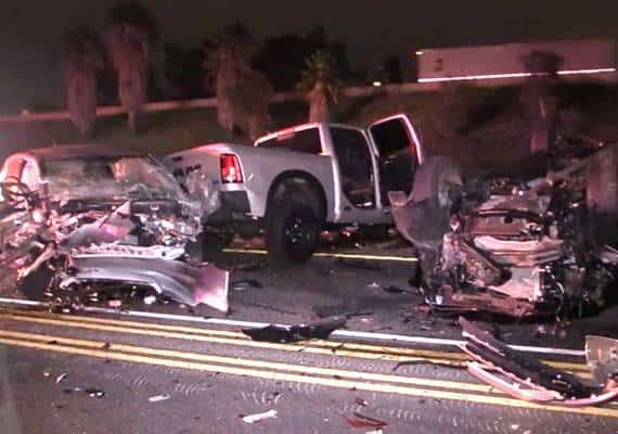 דרום קליפורניה: הרוג ופצועים בתאונת שרשרת בכביש מהיר מרכזי