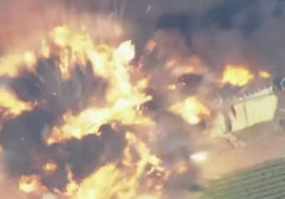 שבוע אחרי הפיצוץ הקטלני במחסן זיקוקים בקליפורניה: נמצאו שרידי שבעה נעדרים