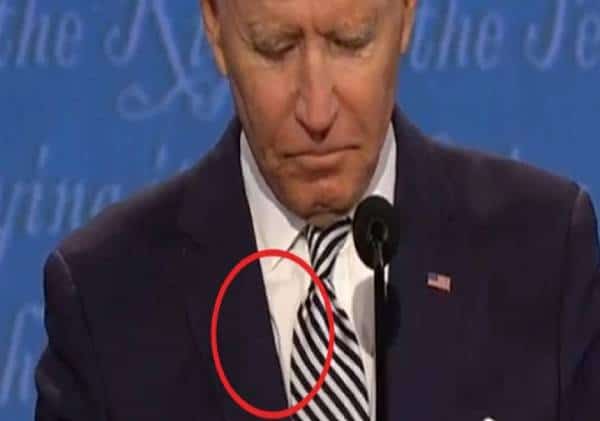 הסרטון שמשגע את האינטרנט: האם ביידן החביא אוזנייה בניגוד לכללי העימות?