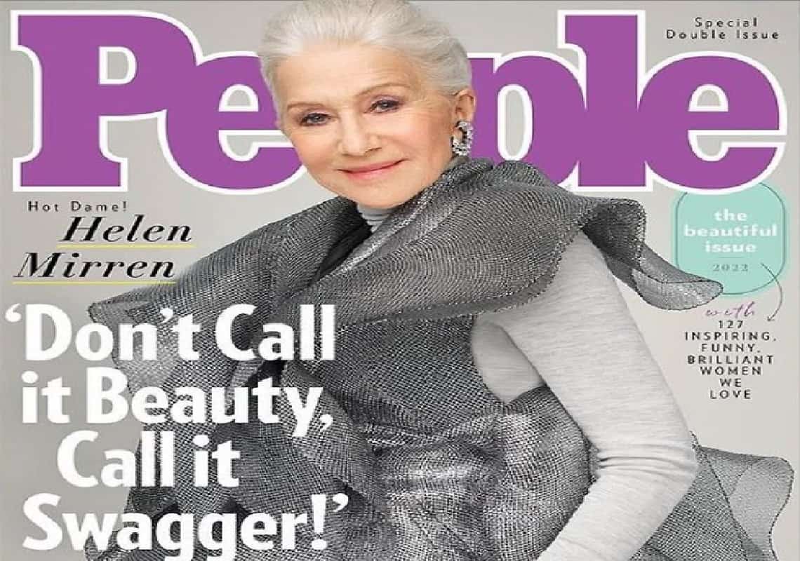 מזכירה לכולנו שגיל הוא רק מספר: השחקנית הלן מירן בשער של מגזין ״פיפל״ בגיל 76