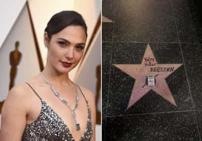 הכוכב של גל גדות הושחת - ישראלים הגיעו וניקו אותו