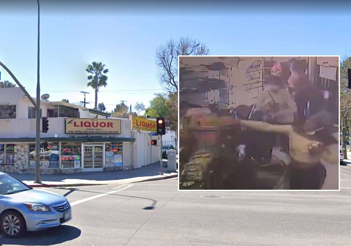 לעיני המצלמות: צעירות תקפו עובד בחנות אלכוהול בוודלנד הילס