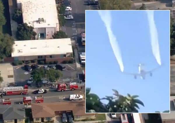 מחוז לוס אנג'לס: מטוס השליך דלק על בית ספר יסודי, 26 תלמידים ומורים נחשפו לחומר המסוכן