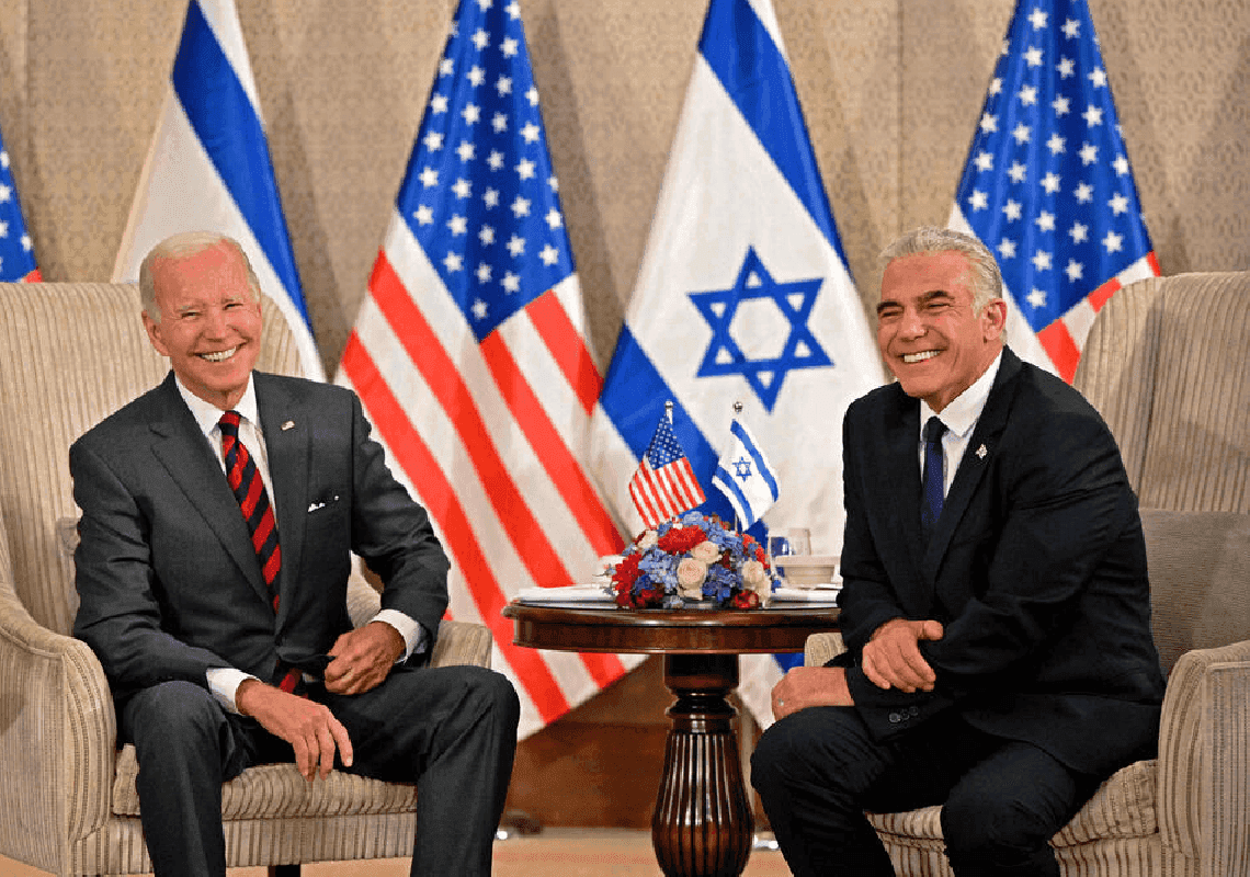 ביידן ולפיד נפגשו: "הממשל האמריקאי מושקע בביטחונה של ישראל"