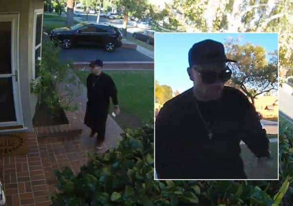 משטרת ברבנק מבקשת את עזרת הציבור בזיהוי חשוד בגניבת חבילות מבתים