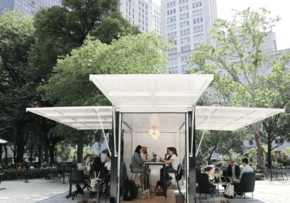 ניו יורק: משרד בפארק הוקם להתנסות עבודה משולבת טבע