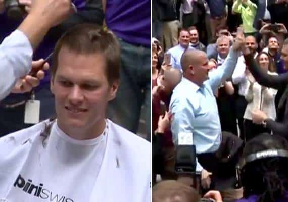 טום בריידי גילח את כל שיערו