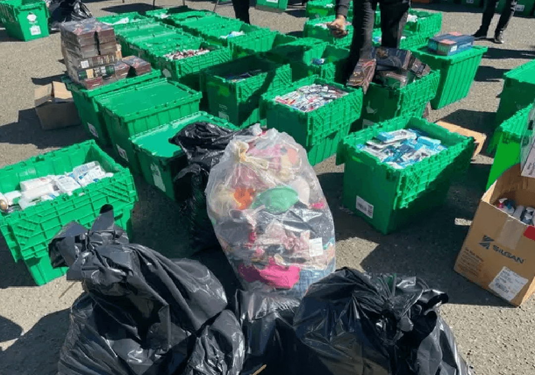 תושבת קליפורניה החזיקה בסחורות גנובות בשווי כ-500,000 דולר