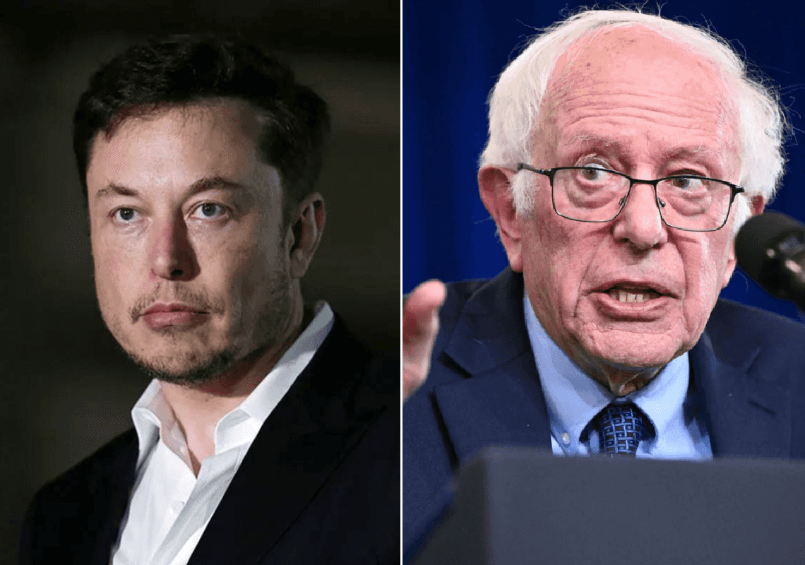 ברני סנדרס מפתיע: "אילון מאסק צודק"
