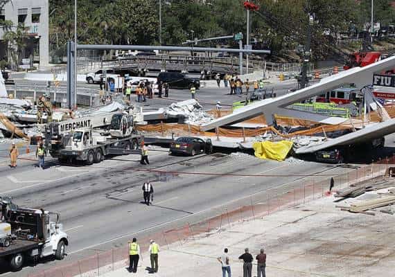 שישה הרוגים ועשרה פצועים באסון הגשר במיאמי: "אנחנו חשים צער עמוק וחוסר שליטה"