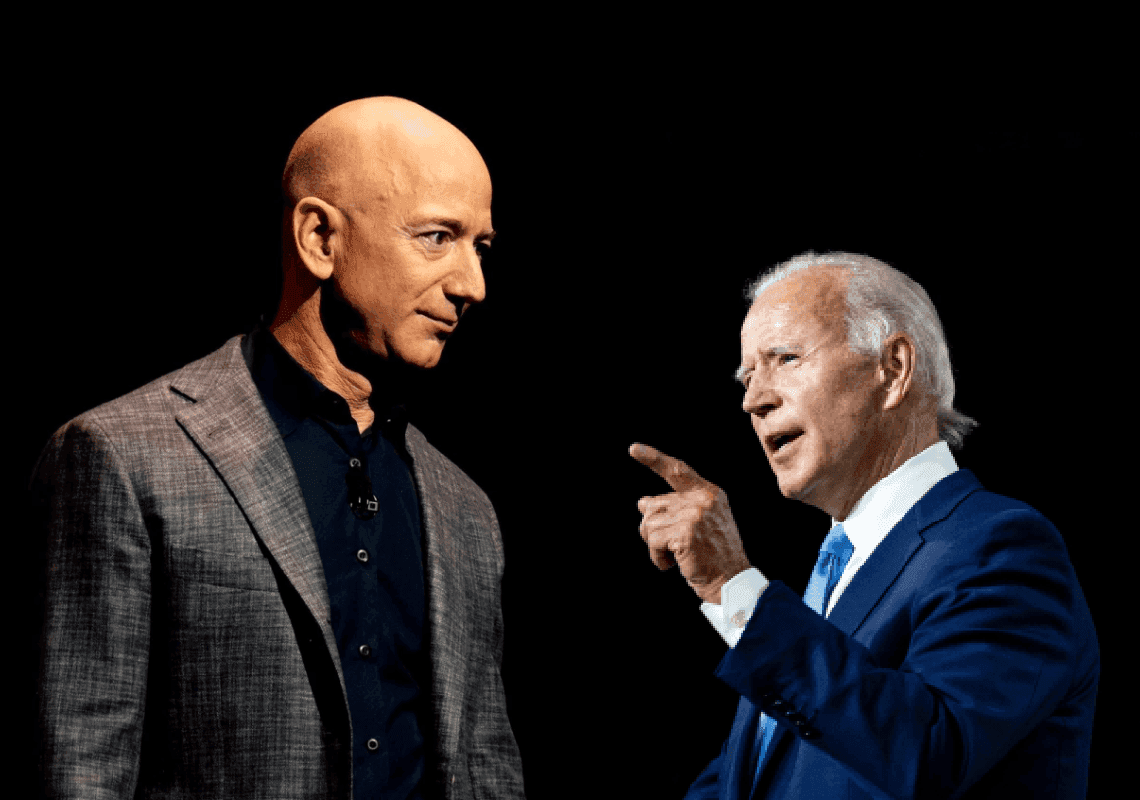 ג'ף בזוס טוען שהנשיא מפיץ "דיסאינפורמציה"