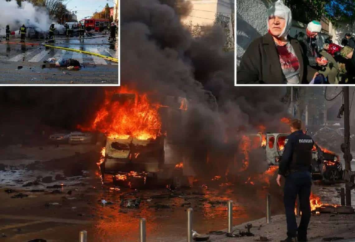 נקמת פוטין: רוסיה שיגרה מאות טילים על 19 ערים אוקראיניות בתגובה לפיצוץ גשר רוסיה-קרים