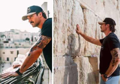 השחקן האמריקאי ג'יימס מאסלו ביקר בכותל: "זו הפעם החמישית שלי, וזה מרגש בכל פעם מחדש"