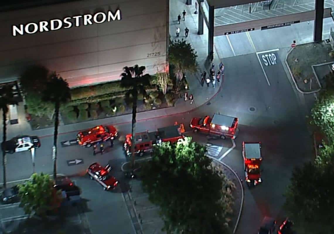 מכת הגניבות הגיעה לוואלי לוס אנג'לס: 5 חשודים פשטו על מרכז הקניות 'טופנגה קניון' ותקפו מאבטח
