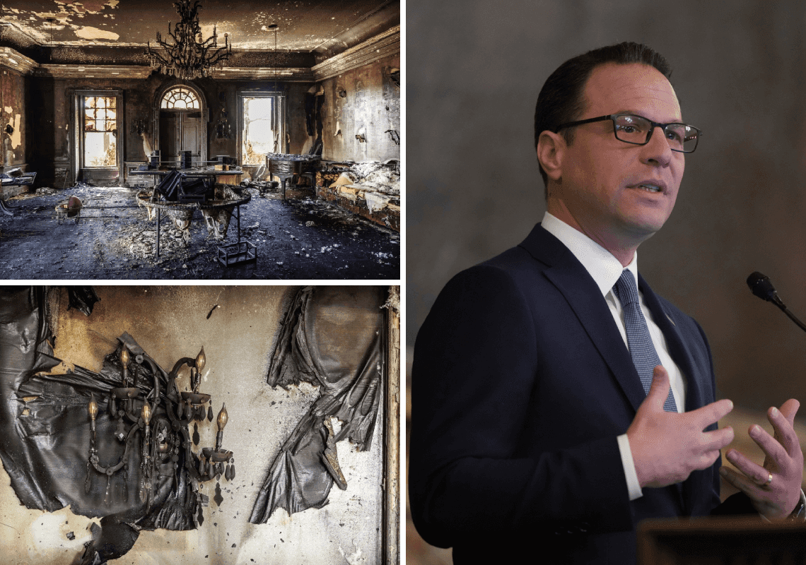 תמונות ופרטים חדשים מהצתת ביתו של מושל פנסילבניה היהודי: "החשוד פעל באופן שיטתי"