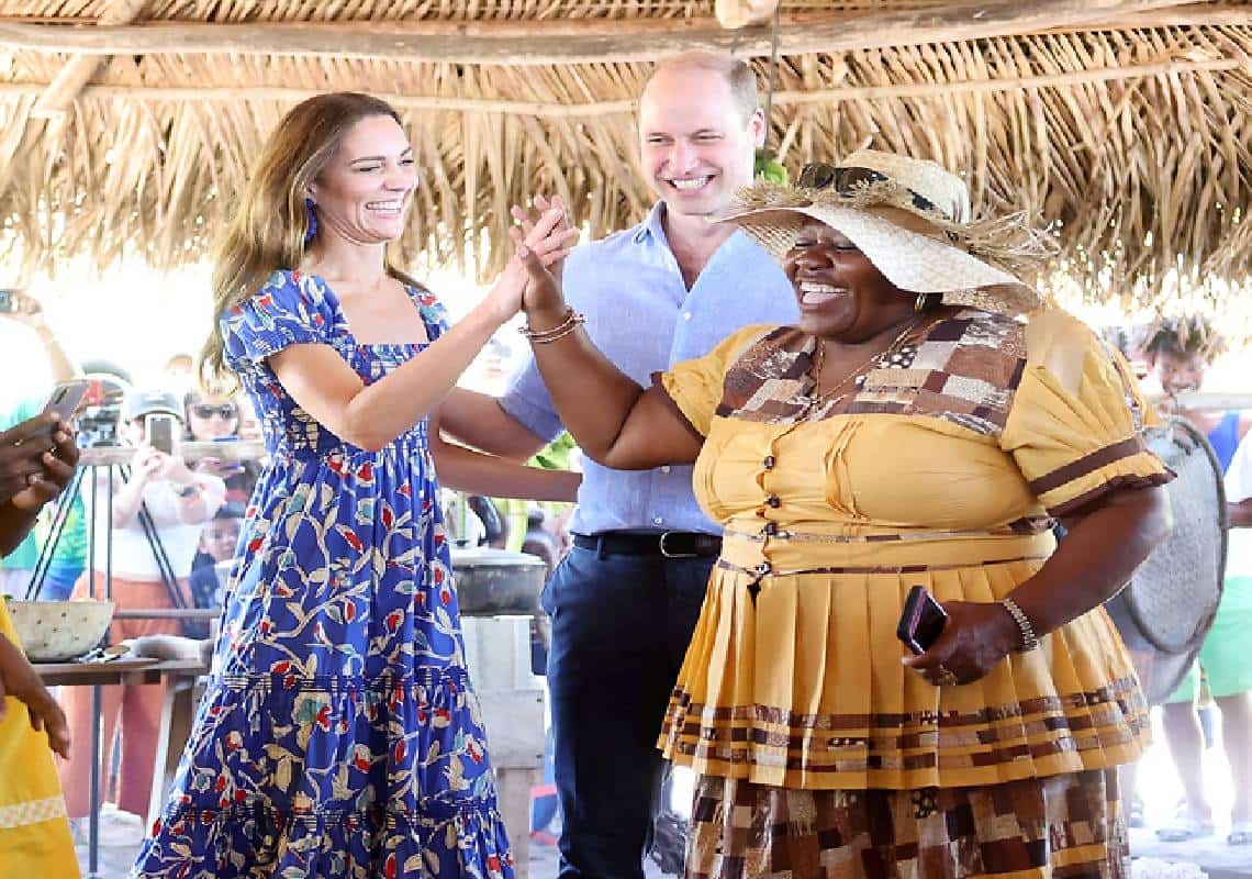 מנענעים את הישבנים: הנסיך וויליאם וקייט מידלטון בביקור אקזוטי בקאריביים