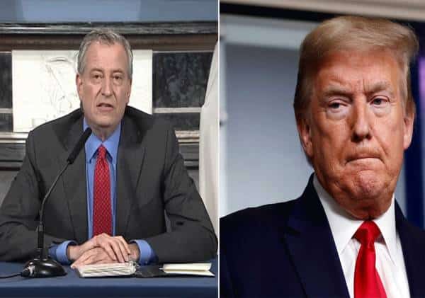 "צבוע, דקרת בגב את עיר הולדתך": ראש עיריית ניו יורק במתקפה חסרת תקדים כנגד הנשיא טראמפ