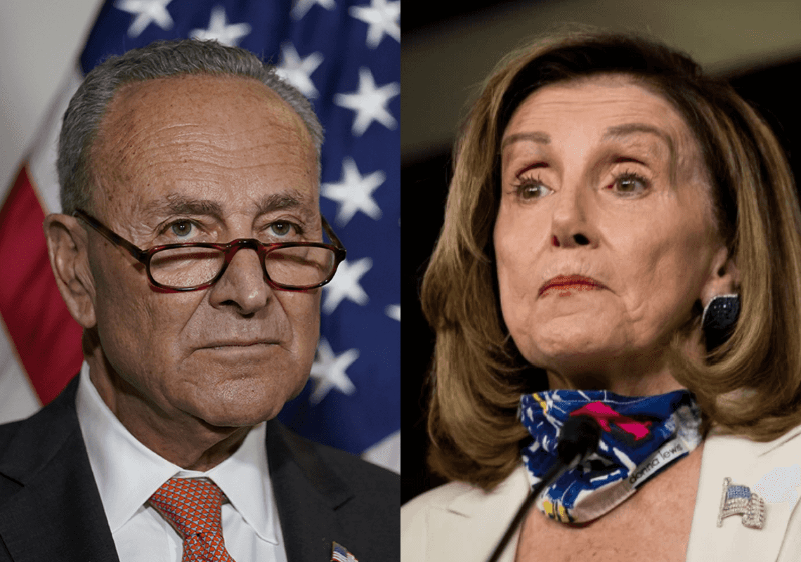 צ'אק שומר וננסי פלוסי תחת ביקורת חריפה אחרי שחגגו באירועים המוניים