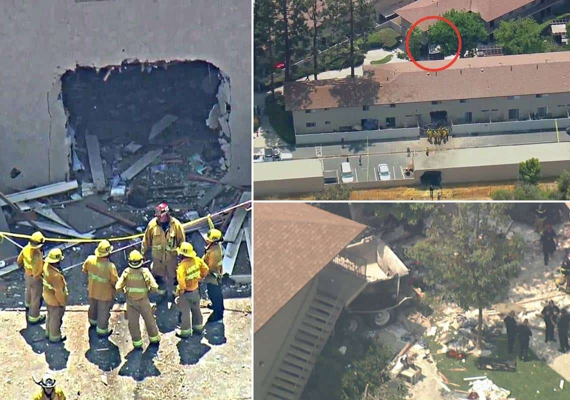 תקרית קטלנית בדרום קליפורניה: משאית איבדה שליטה ופגעה בבית דירות