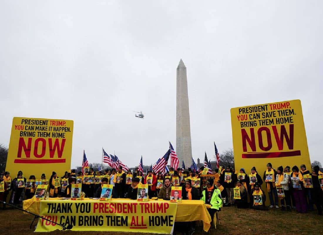 "הזמן אוזל": משפחות החטופים מפצירות בטראמפ להבטיח את שחרור כל החטופים