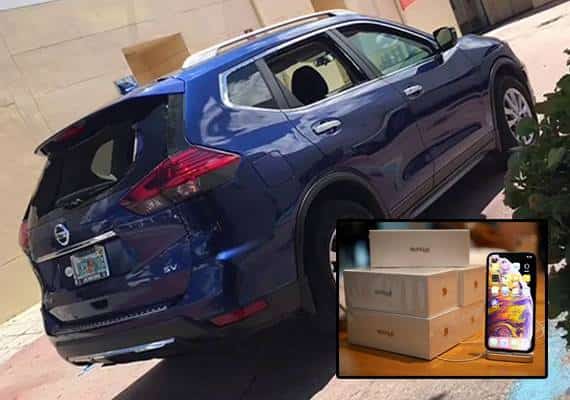 פלורידה: 18 מכשירי אייפון נגנבו ממכונית של קבוצת תיירים