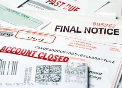 חשבונות לא משולמים בקליפורניה מטפסים לשיא של עשר שנים