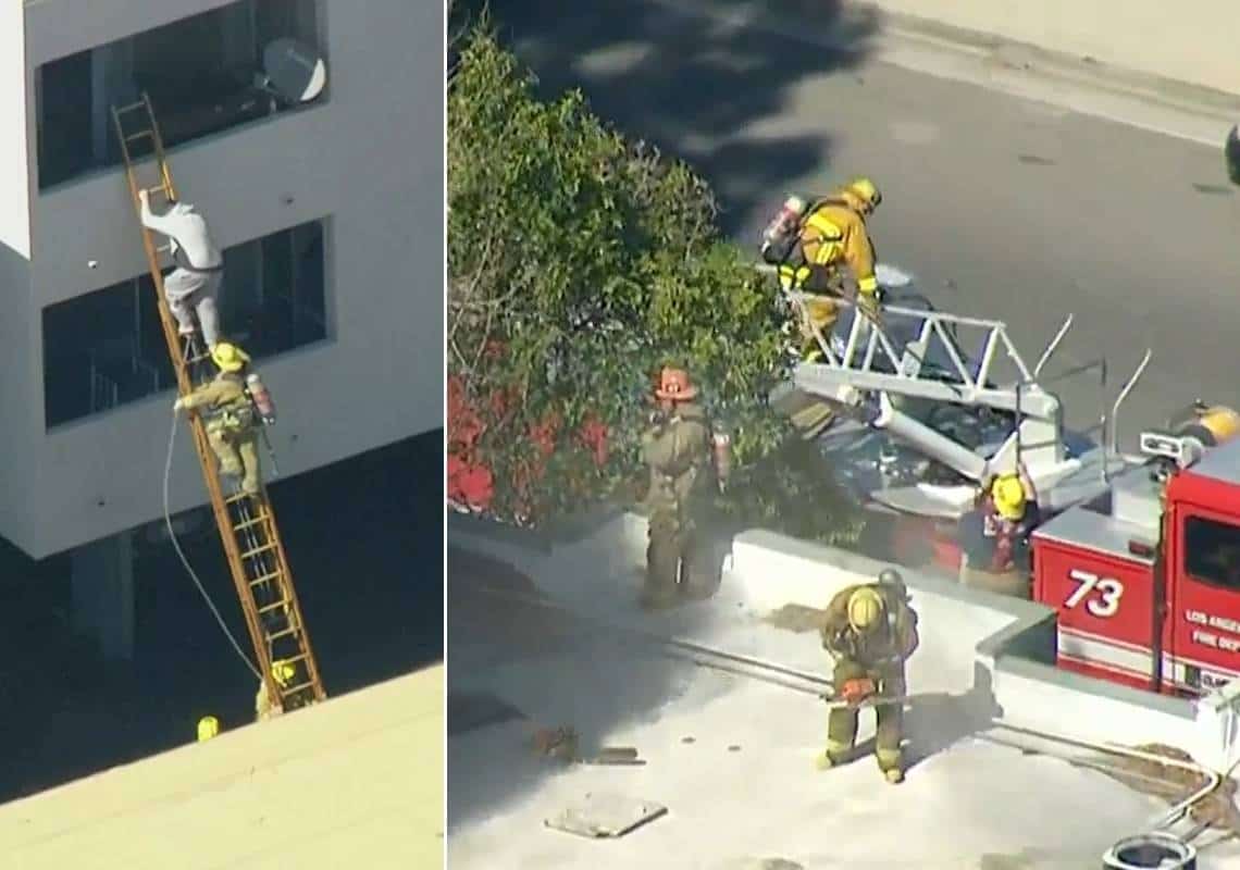 שריפה פרצה בבית דירות בוואלי לוס אנג'לס, לפחות 3 נפצעו