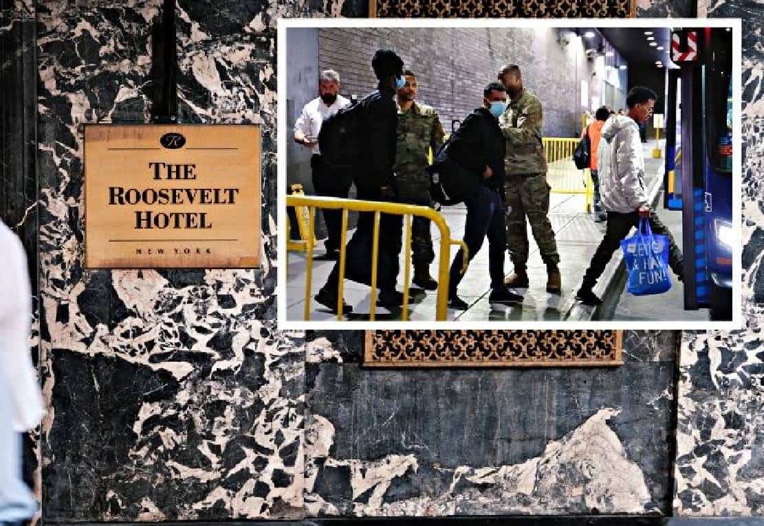 ניו יורק תשכן מאות מהגרים במלון רוזוולט המיתולוגי בעיר
