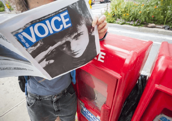 הקול של ניו יורק נדם - השבועון ווילג' וויס מפסיק לפעול